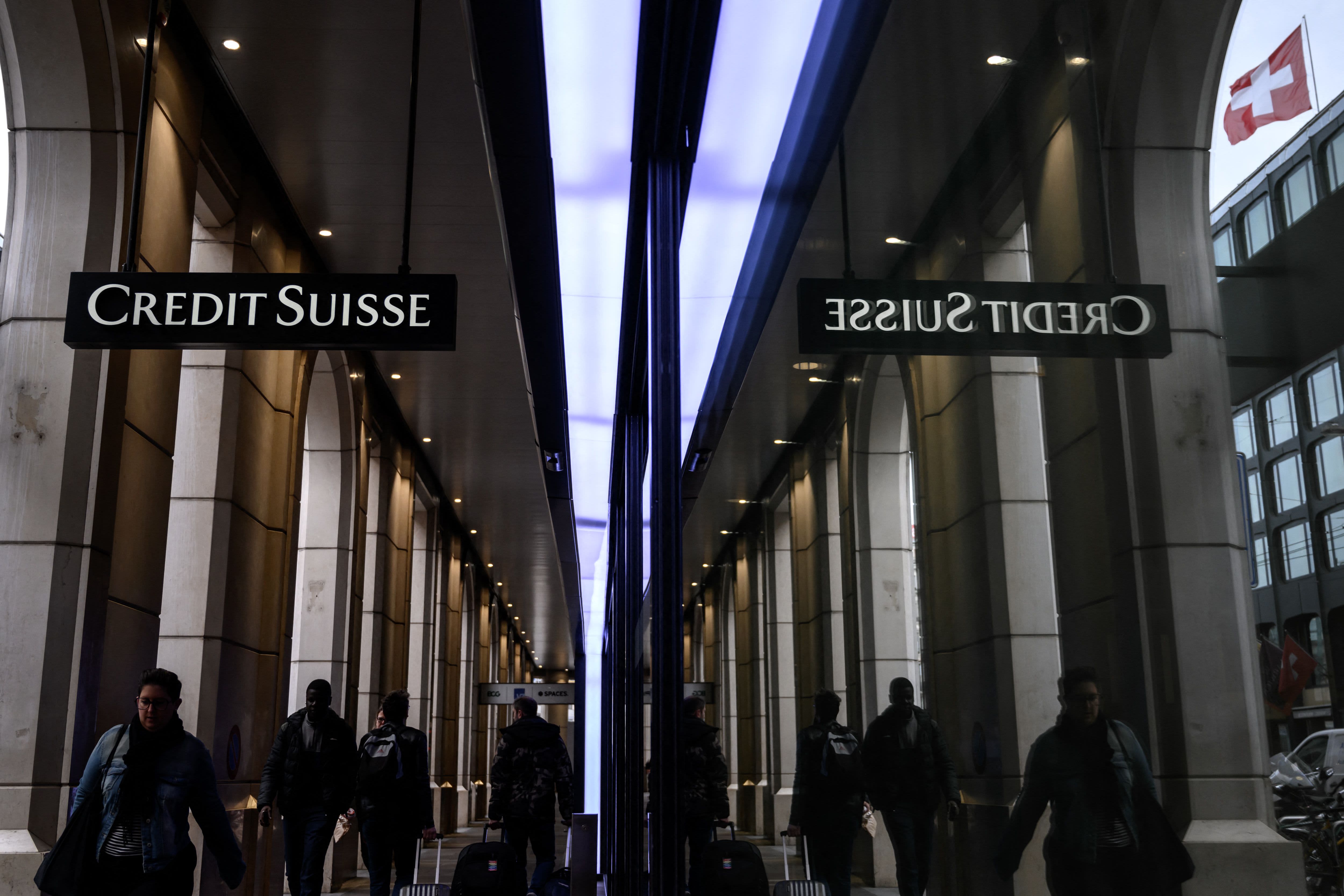 Credit Suisse is under pressure, but short sellers appear to be eyeing another global bank