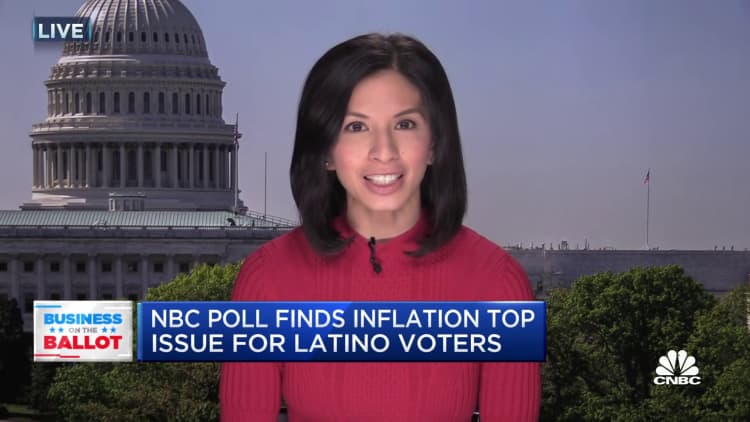 NBC poll shows inflation and jobs are the top 2 issues for Latino voters