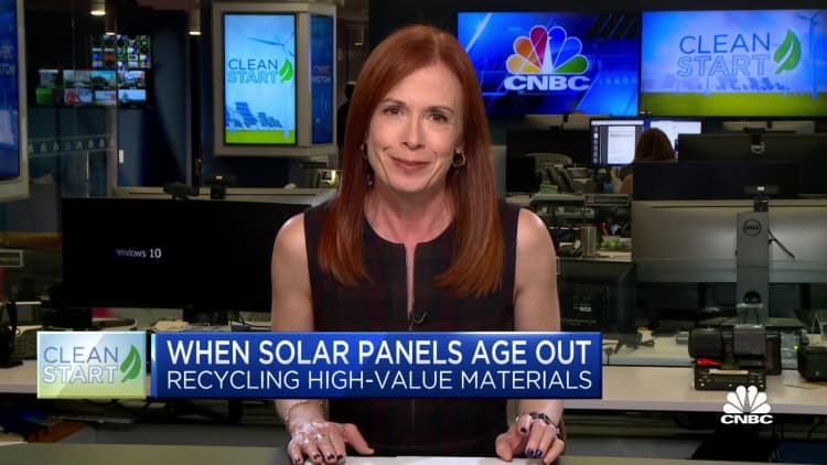 SOLARCYCLE focuses connected  recycling high-value materials from star  panels