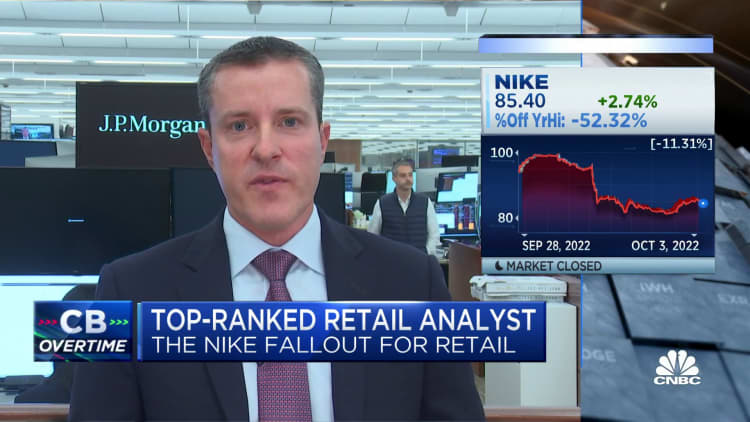 Nike proved that with the right inventory, the consumer is there, says JPMorgan's Matthew Boss