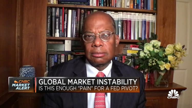 Roger Ferguson, the business council's vice chairman and conference board trustee and former Federal Reserve vice chairman, joins CNBC's 'Squawk Box' to respond to a UN warning that rising interest rates could lead to a worse recession.
