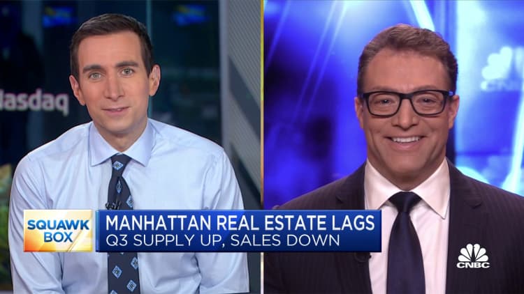 Manhattan real estate lags as Q3 supply climbs but sales decline