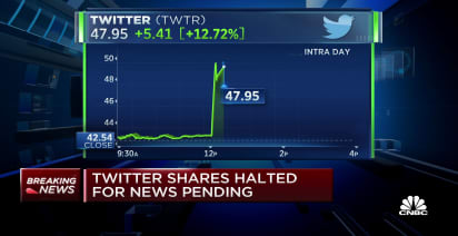 Watch CNBC 'Halftime Report's' full discussion on Elon Musk's reported proposal to buy Twitter at $54.20 a share
