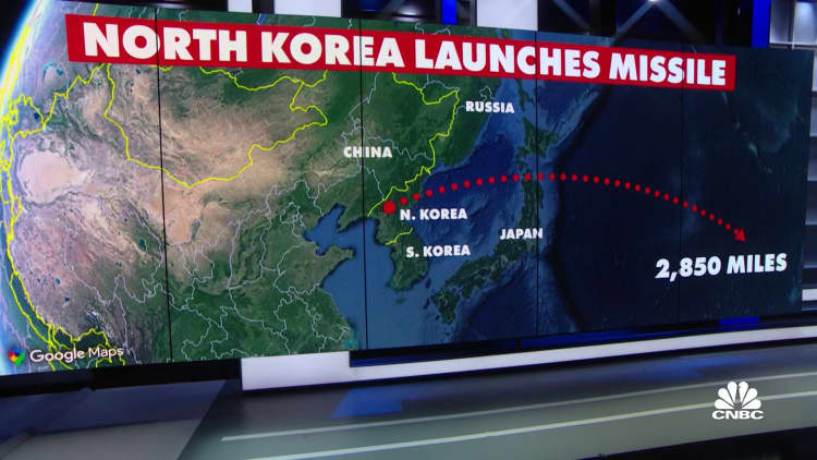 Kim Jong Un launches missile over Japan, U.S. and S. Korea respond