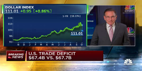 August U.S. trade deficit meets Wall Street's estimates at $67.4 billion