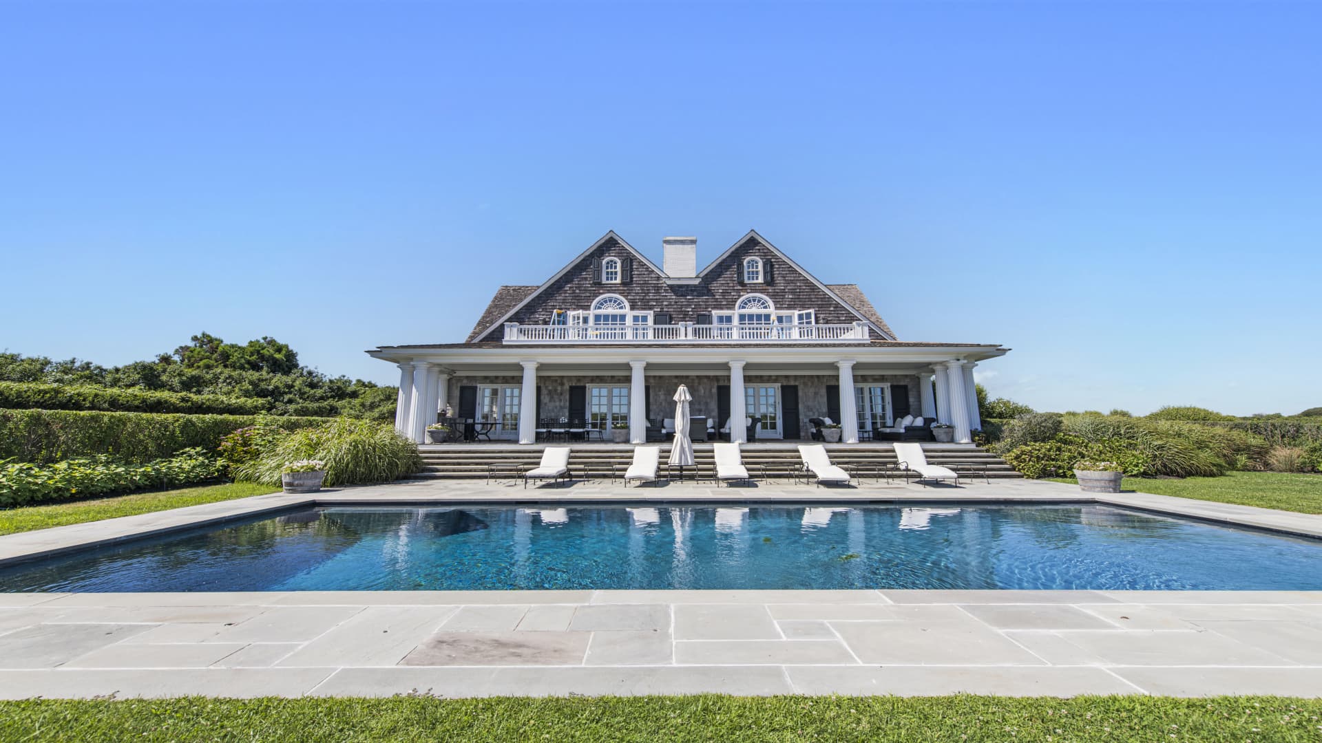 The second residence at the La Dune estate includes its own swimming pool.