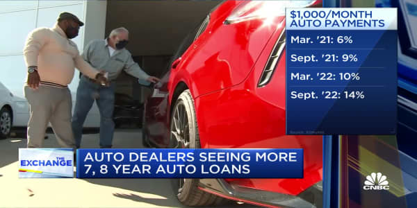 Auto dealers see uptick in buyers with auto loans of $1,000 a month