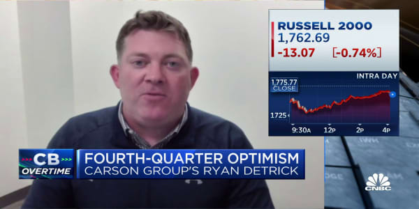 October rally could be the start of a year-end rally, says Carson Group's Ryan Detrick