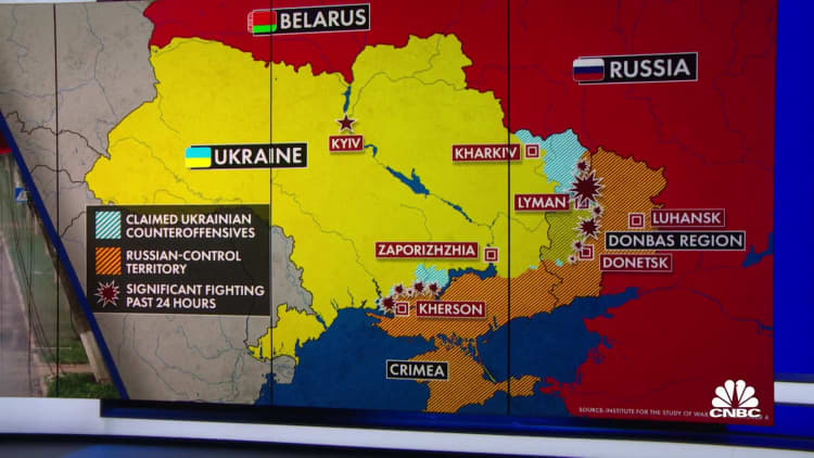 Chart: Liberated Ukrainian Territory