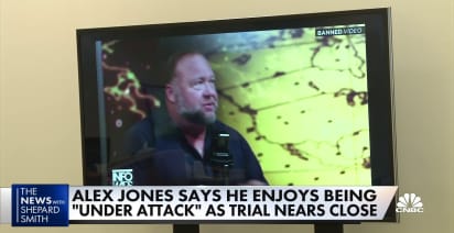 Alex Jones claims to be 'boycotting' his own trial