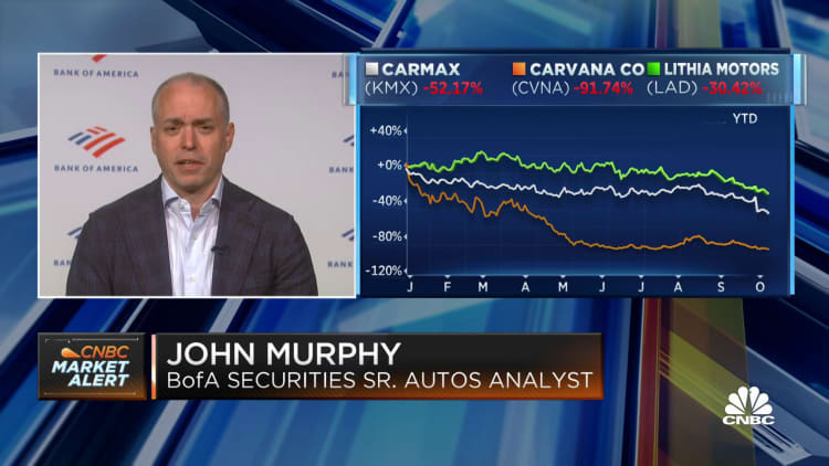 Automative industry still facing supply chain headwinds, says Bank of America Securities' John Murphy