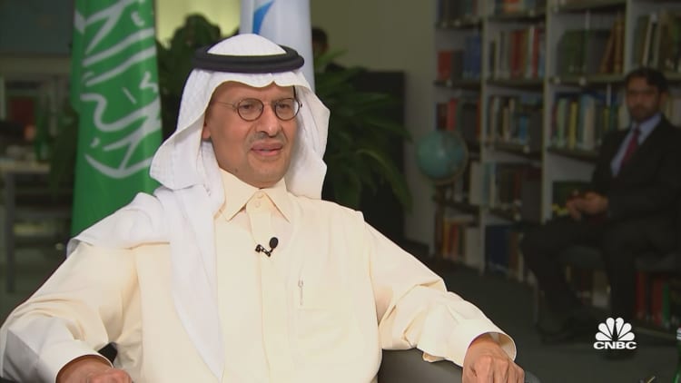 Saudi Energy Minister Abdulaziz bin Salman discusses OPEC+ decision to cut oil production