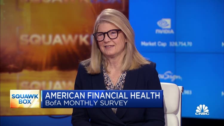 Consumers are spending less than what they're earning, says BofA's Candace Browning