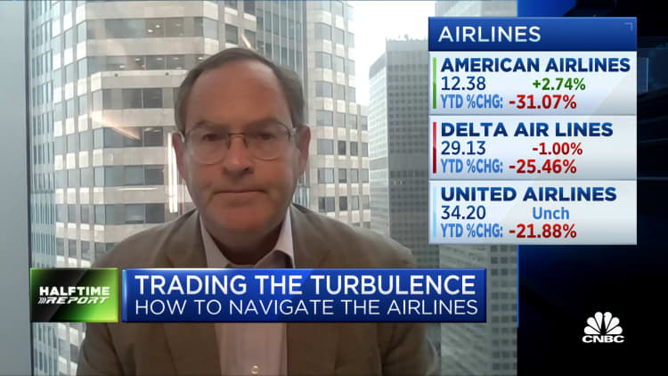 The airlines are the epicenter for hard vs. soft landing, says Cerity's Jim Lebenthal