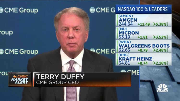 There's volatility but not dysfunction, says CME Group CEO Terry Duffy