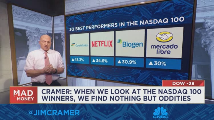 Jim Cramer says to avoid the 'house of pain' Nasdaq 100 index