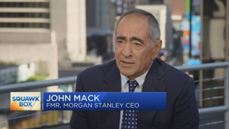 Former Morgan Stanley CEO John Mack on lessons from the 2008 financial crisis, crypto