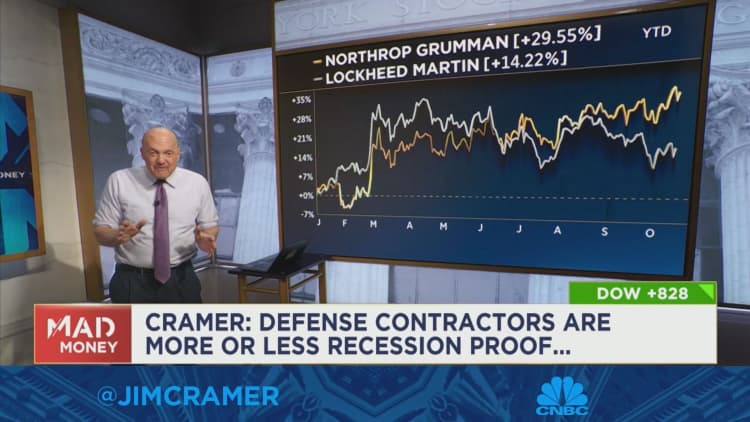 Jim Cramer dit qu'il est temps de "bondir" sur ce stock de défense