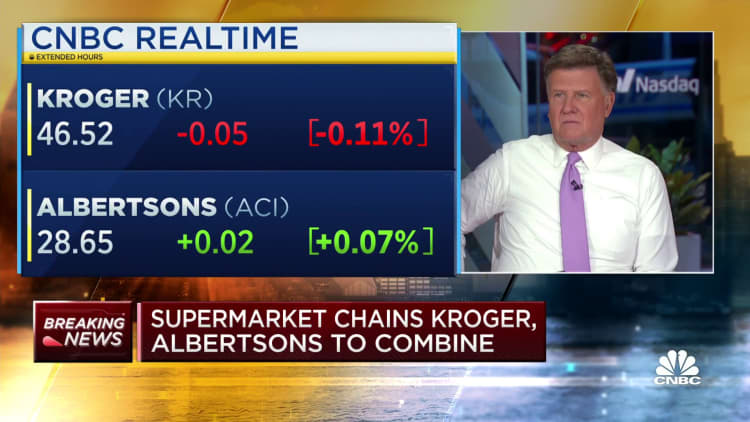 Kroger өрсөлдөгч хүнсний бүтээгдэхүүн үйлдвэрлэгч Albertsons компанийг 24.6 тэрбум доллараар худалдаж авна