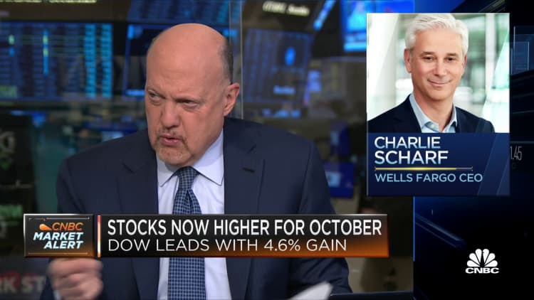 Wells Fargo CEO Charlie Scharf had his breakout quarter, says Jim Cramer