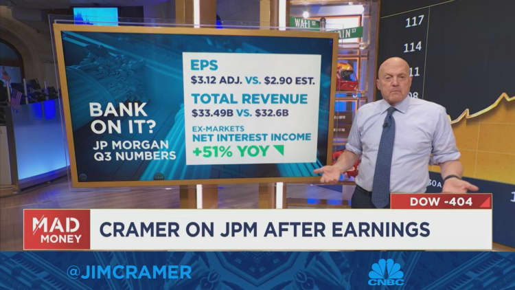 Jim Cramer summarizes earnings reports from 4 major banks