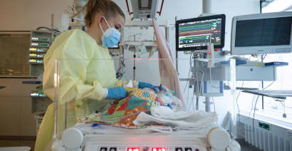 Surge in cases of RSV, a virus that can severely sicken infants, is filling hospital beds