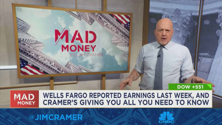 Jim Cramer says to buy Wells Fargo stock to capitalize on the Fed's rate hikes