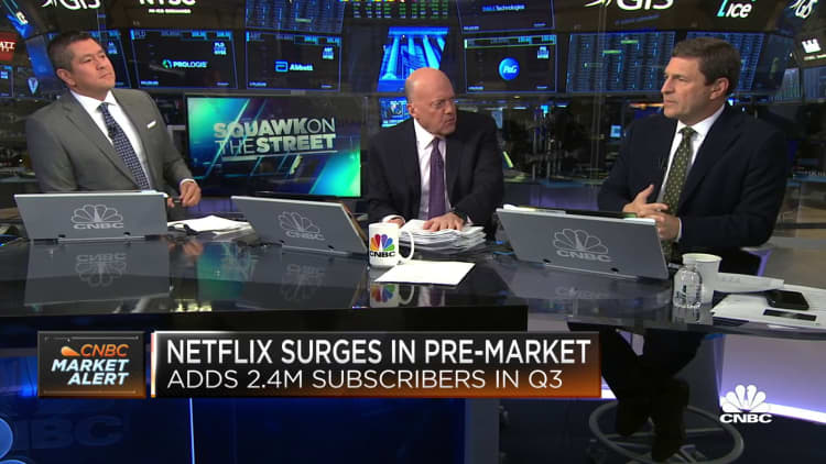 Netflix shares surge pre-market after Q3 earnings beat