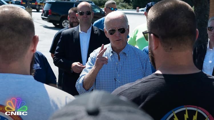 NEW: President Joe Biden talks about electric car charging stations
