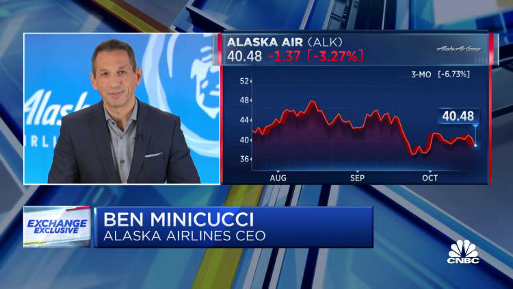 Alaska Air CEO: It was a great third quarter, a record revenue quarter for us