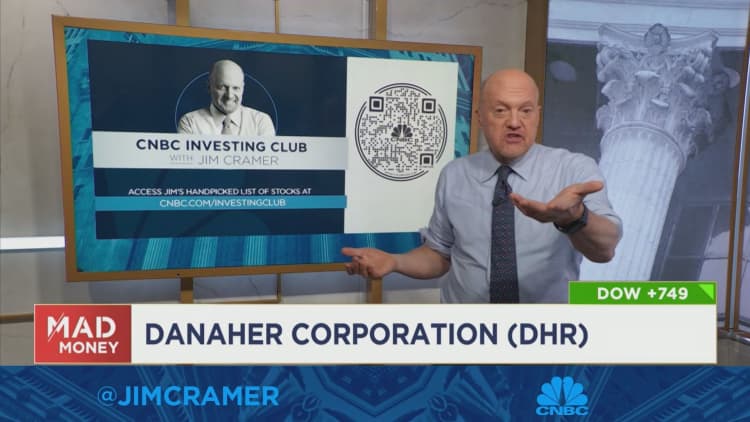 Cramer says the market got it wrong on Danaher's third quarter results