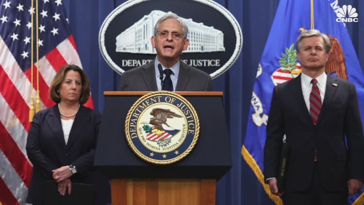 U.S. Attorney General Merrick Garland announces charges against Chinese agents