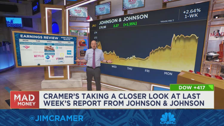 Jim Cramer says these 13 companies' earnings helped drive markets higher