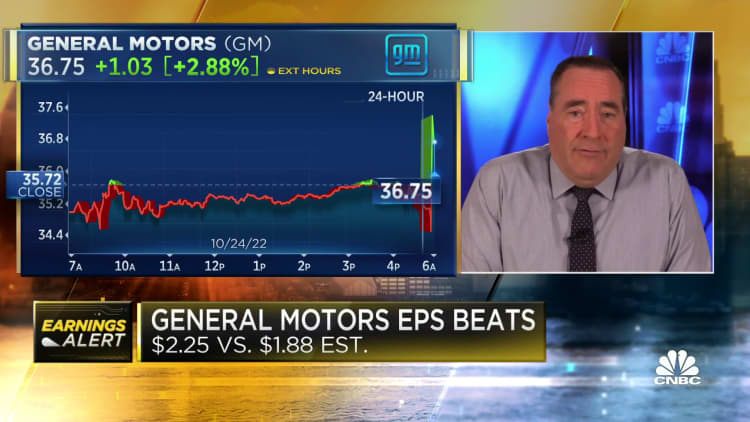 General Motors (GM) earnings Q3 2022
