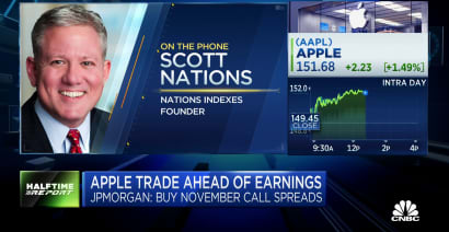 Nations Indexes founder Scott Nations breaks down JPMorgan's November call to buy Apple