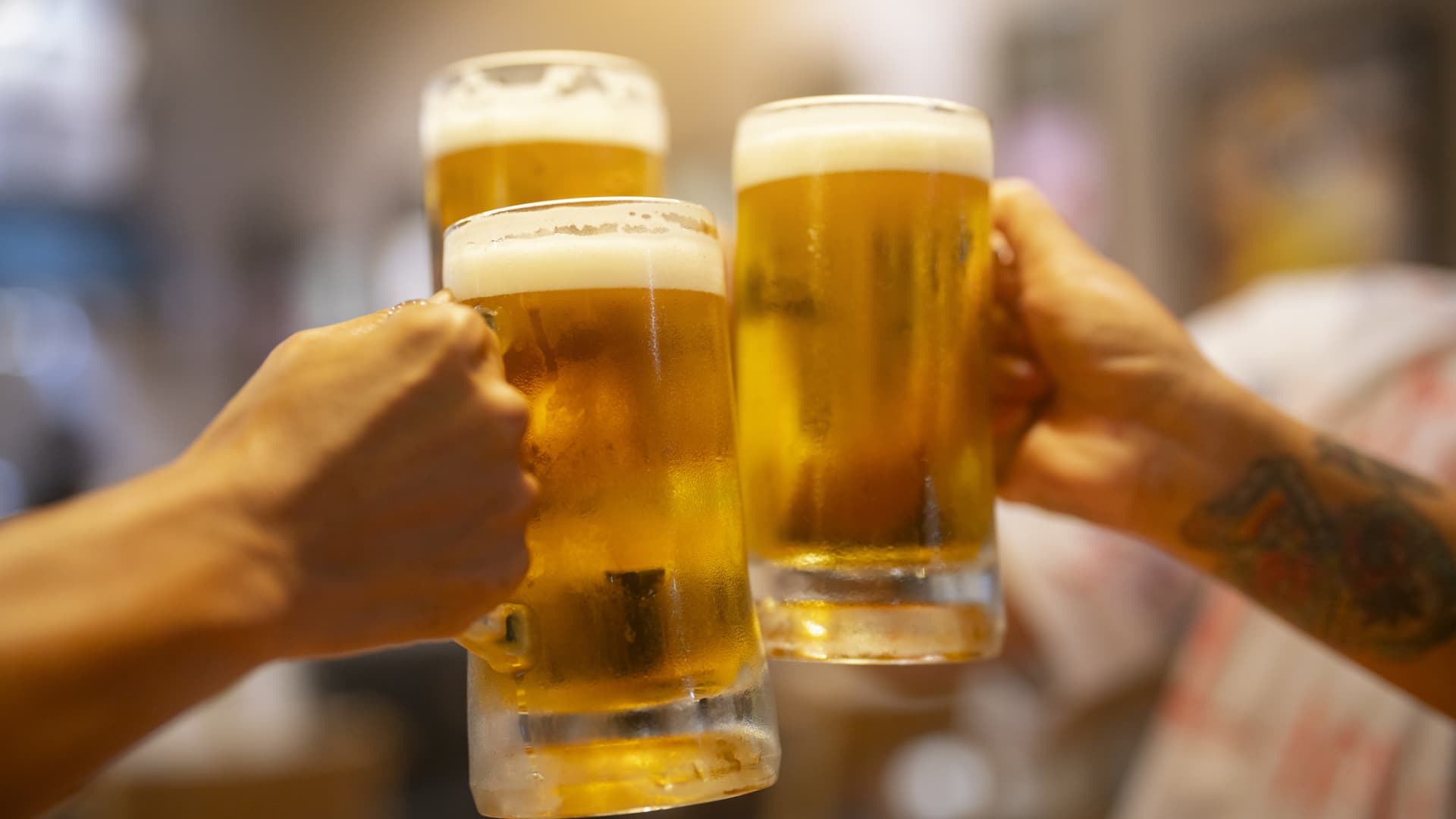 Beer is on the way to losing its leading share of the US alcohol market