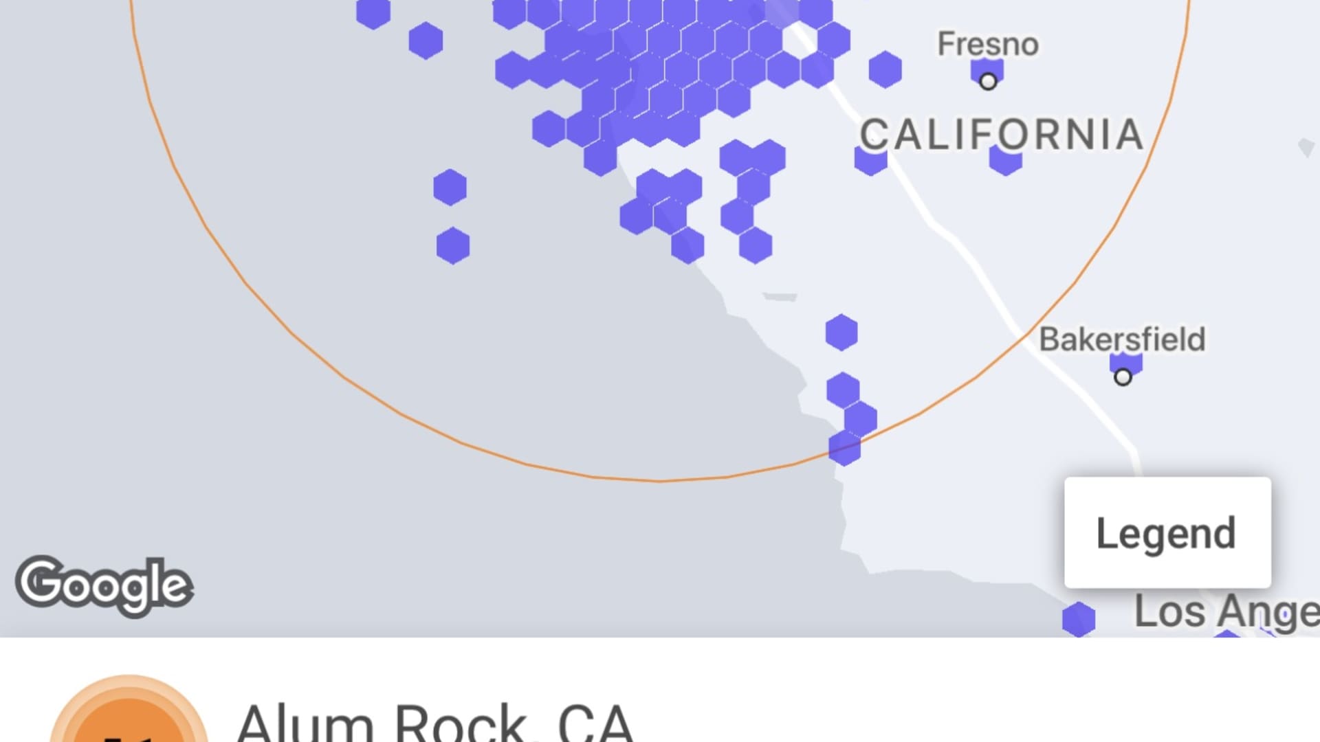 MyShake App detecting the magnitude 5.1 earthquake in California's Bay Area.