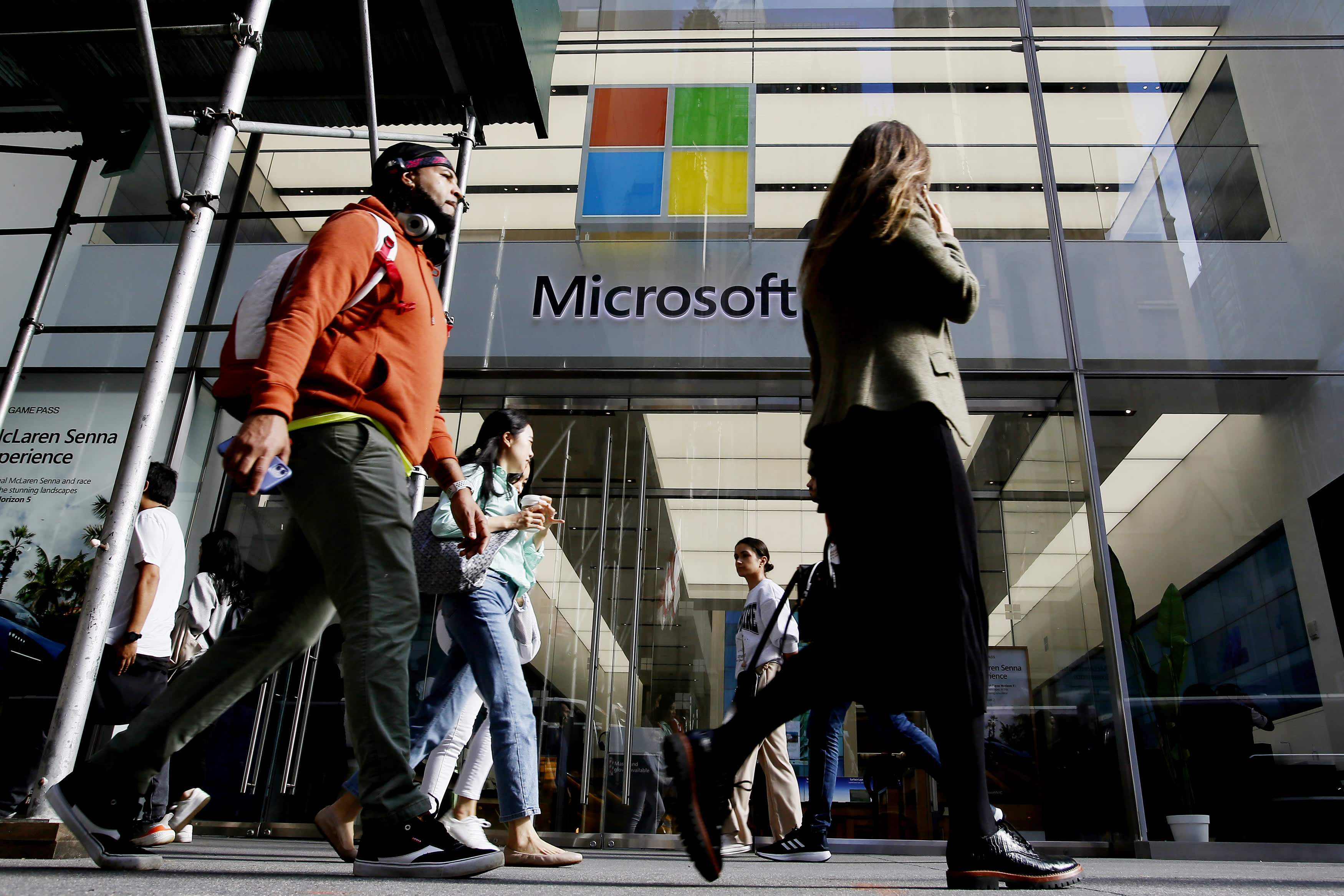 Guggenheim downgrades Microsoft, and says vulnerabilities may worsen during an economic downturn
