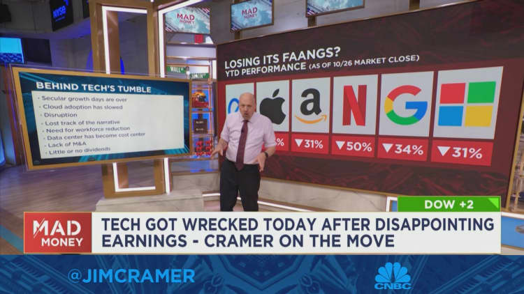 Jim Cramer says Massive Tech companies must ‘change the way in which they function’ to remain market leaders