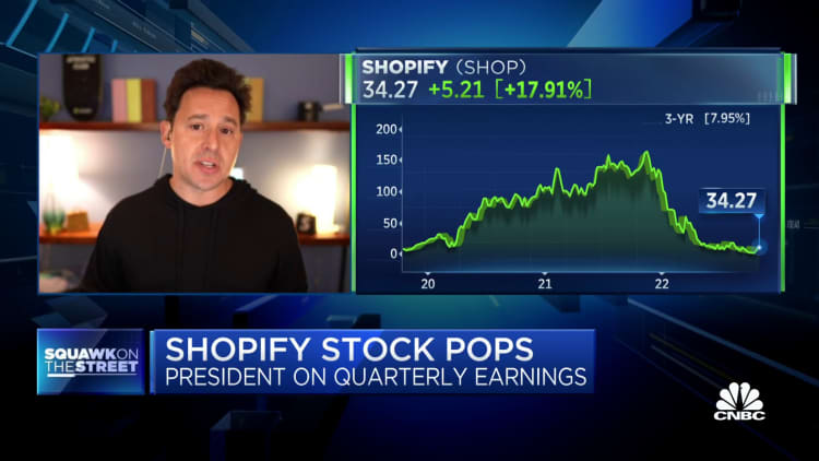 Shopify is about 10% of total US e-commerce capital