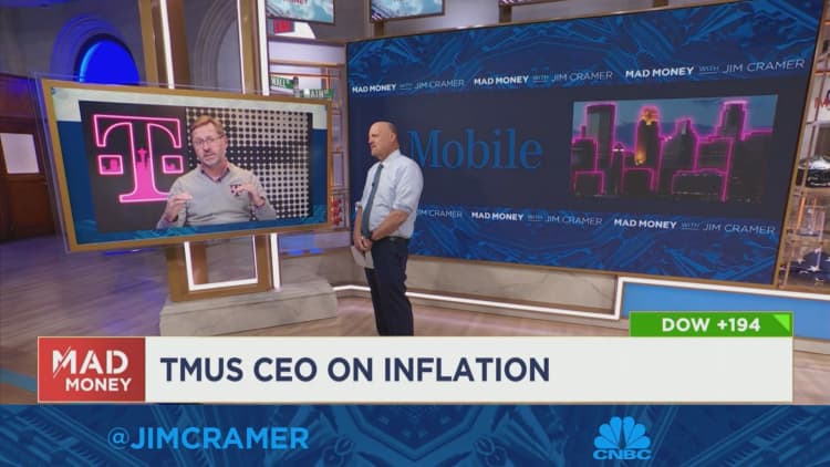 T-Mobile CEO says customers are able to pay their bills despite rising inflation