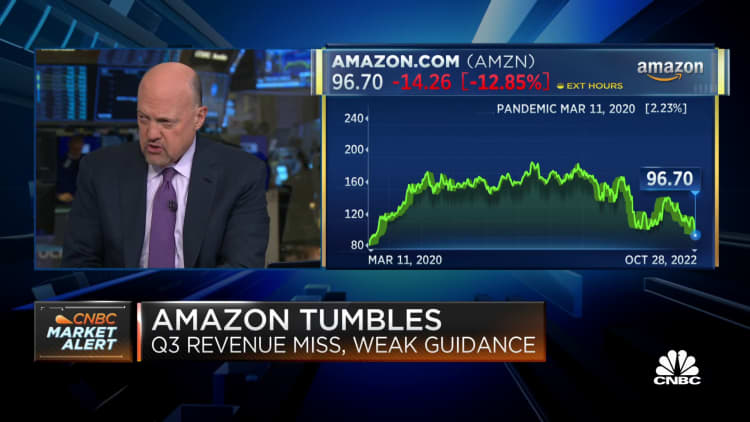 Amazon did not deliver on earnings, says Jim Cramer