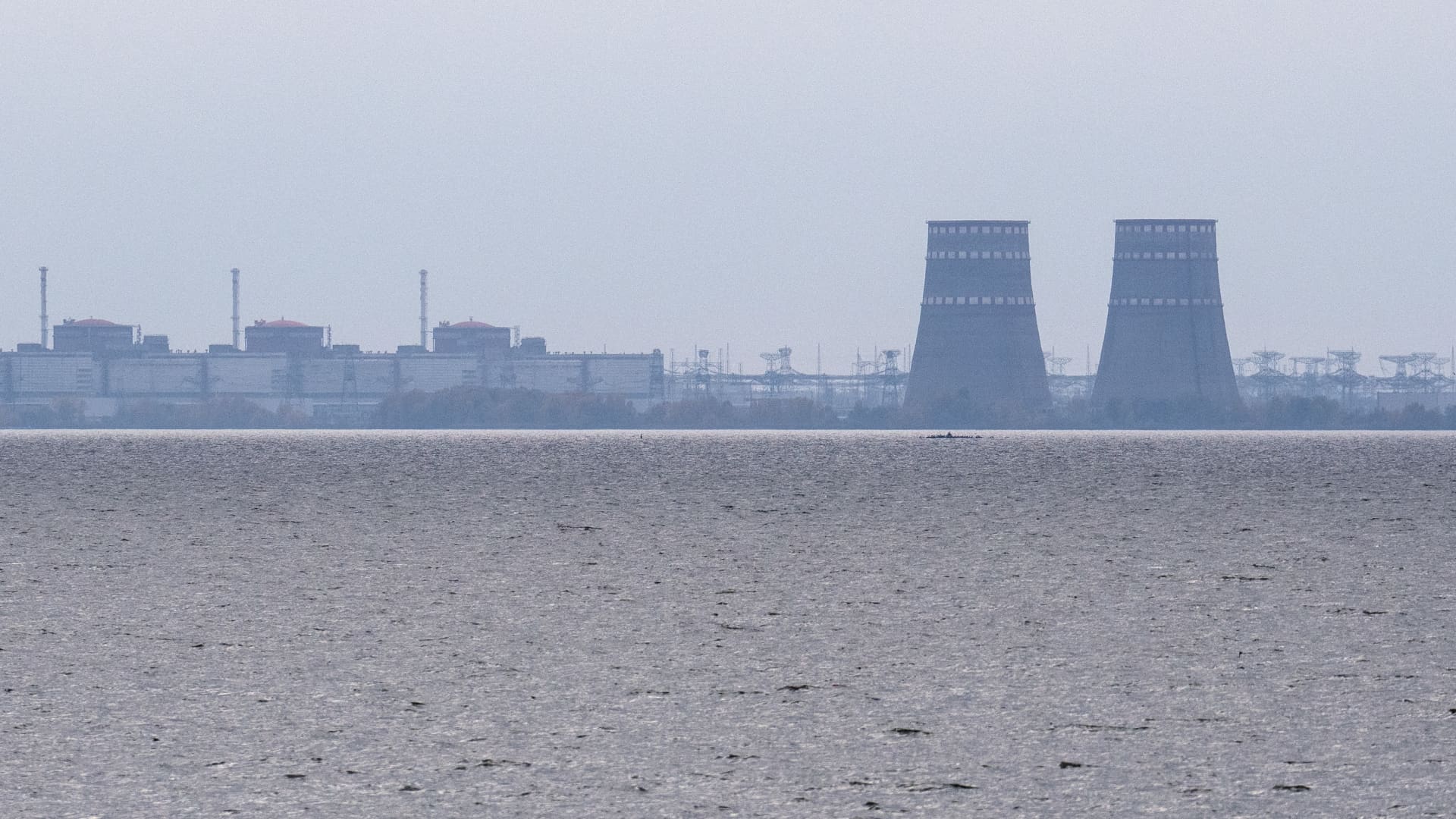 Zaporizhzhia Nuclear Power Plant, Europe's largest nuclear power station.