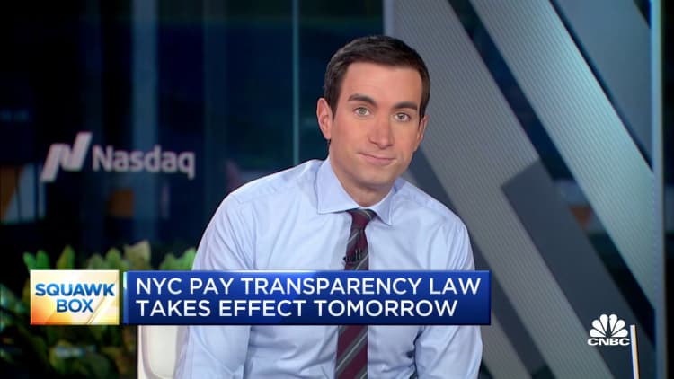 New York City pay transparency law takes effect on Nov. 1