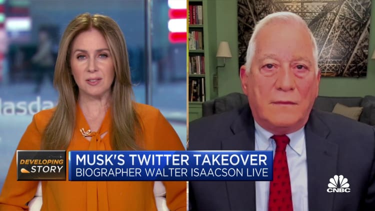 Elon Musk biographer Walter Isaacson on looming Twitter layoffs and potential user fees