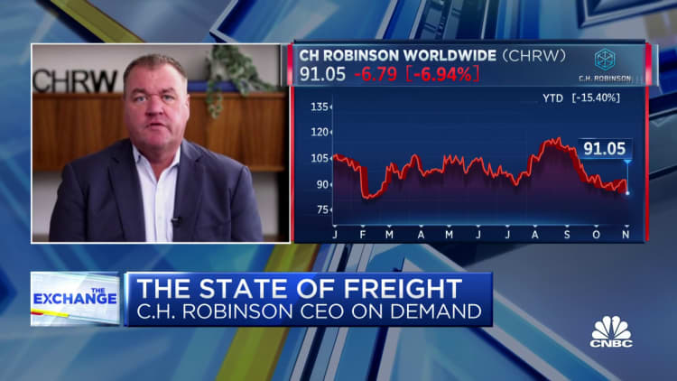 CEO CH Robinson on the situation of freight demand, cost reduction, China and his company prospects