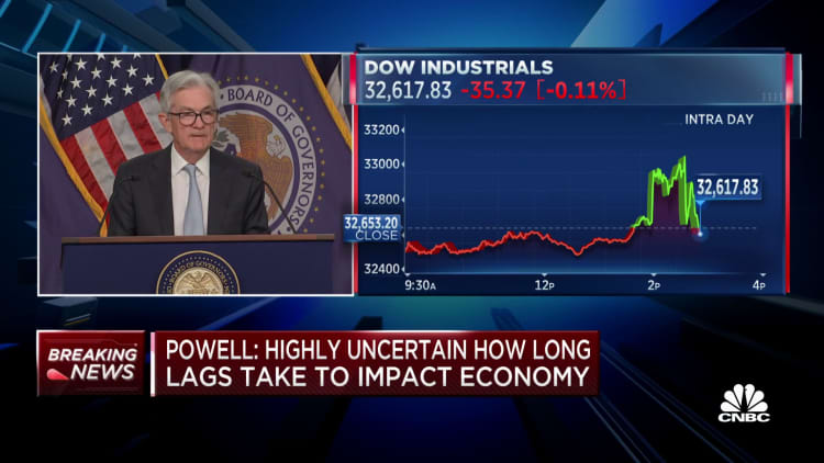 It is very premature to be thinking about pausing, says Fed Chair Powell