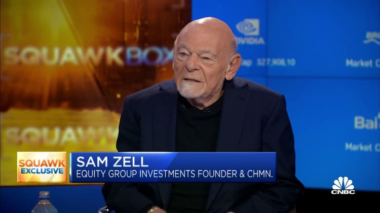 Billionaire investor Sam Zell: We will likely have a recession