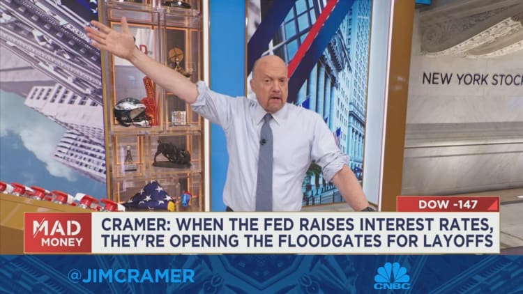Jim Cramer on The Fed's hawkish inflation comments on Wednesday