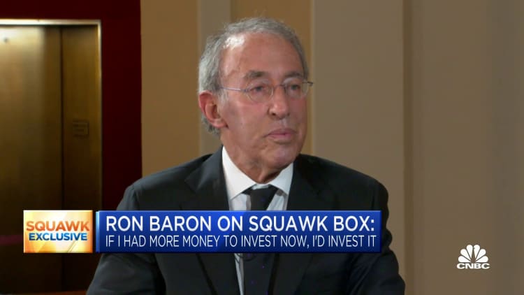 Billionaire investor Ron Baron: If I had more money to invest, I would invest it